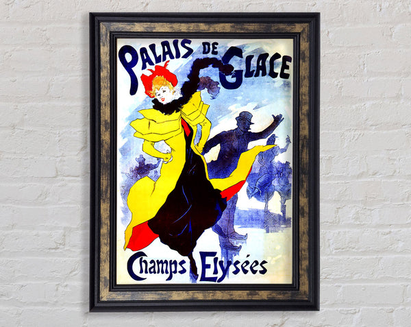 Cheret Palais De Glace Framed Print