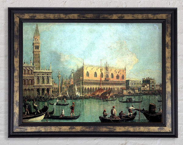 Canaletto Palazzo Ducale Framed Print