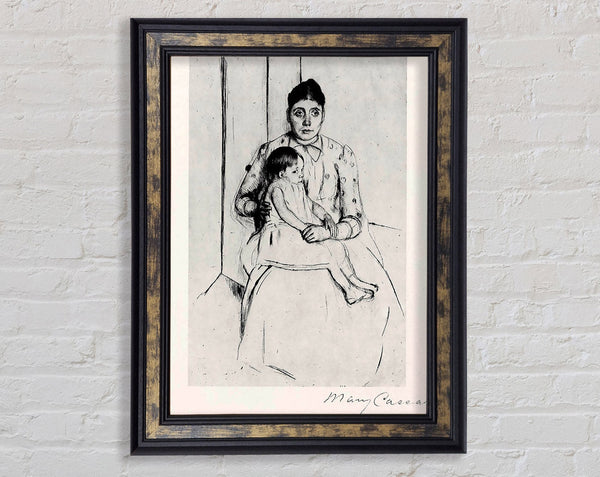 Cassatt Peace Framed Print