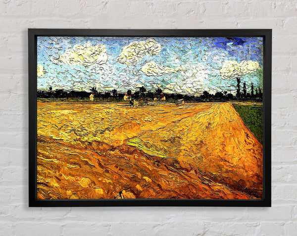 Van Gogh Ploughed Field Framed Print