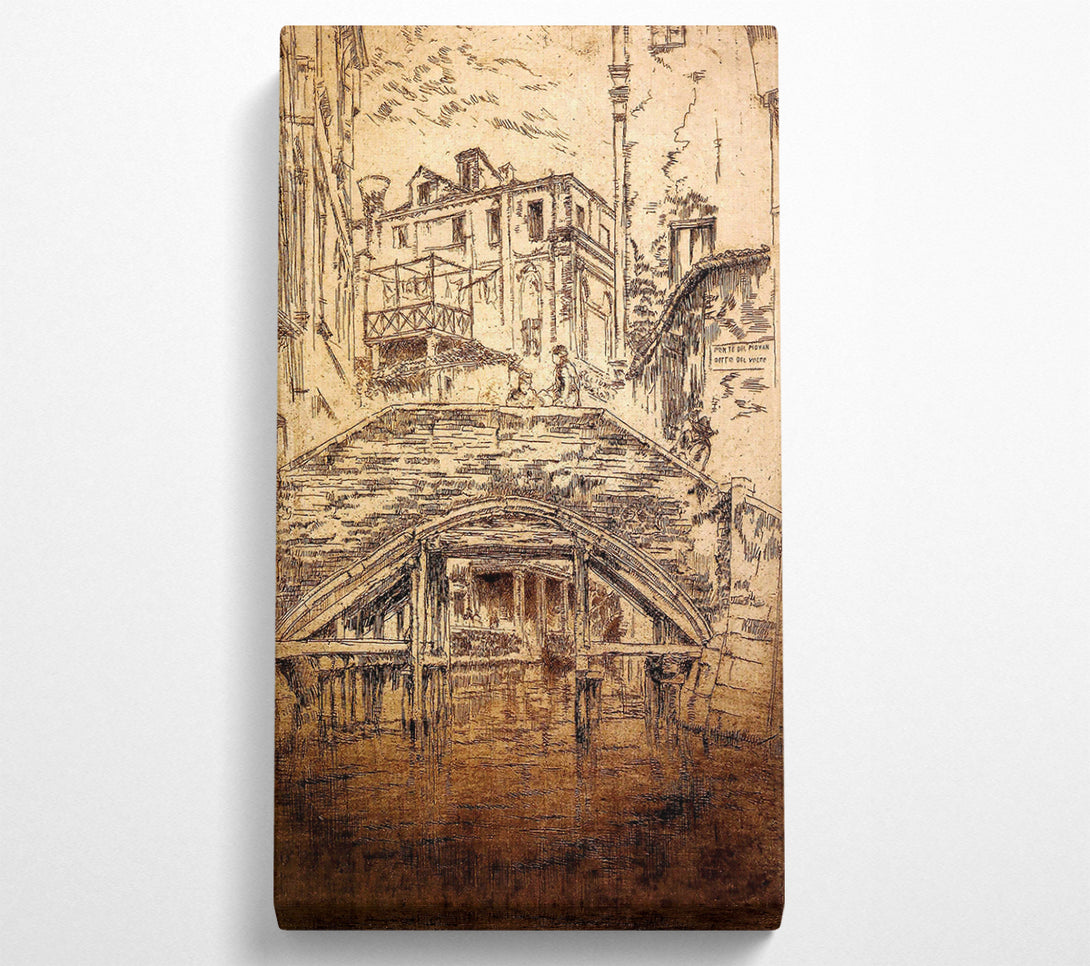  A Canvas Print of Whistler Ponte Del Piovan Canvas Art