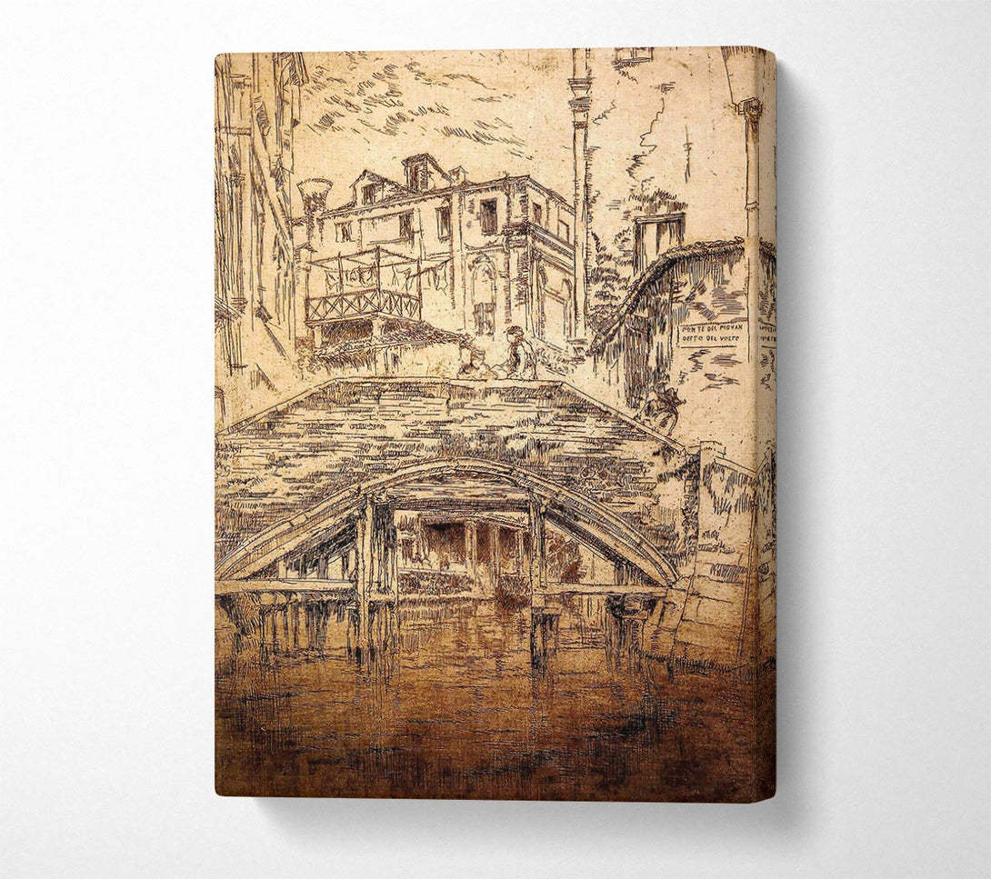  A Canvas Print of Whistler Ponte Del Piovan Canvas Art
