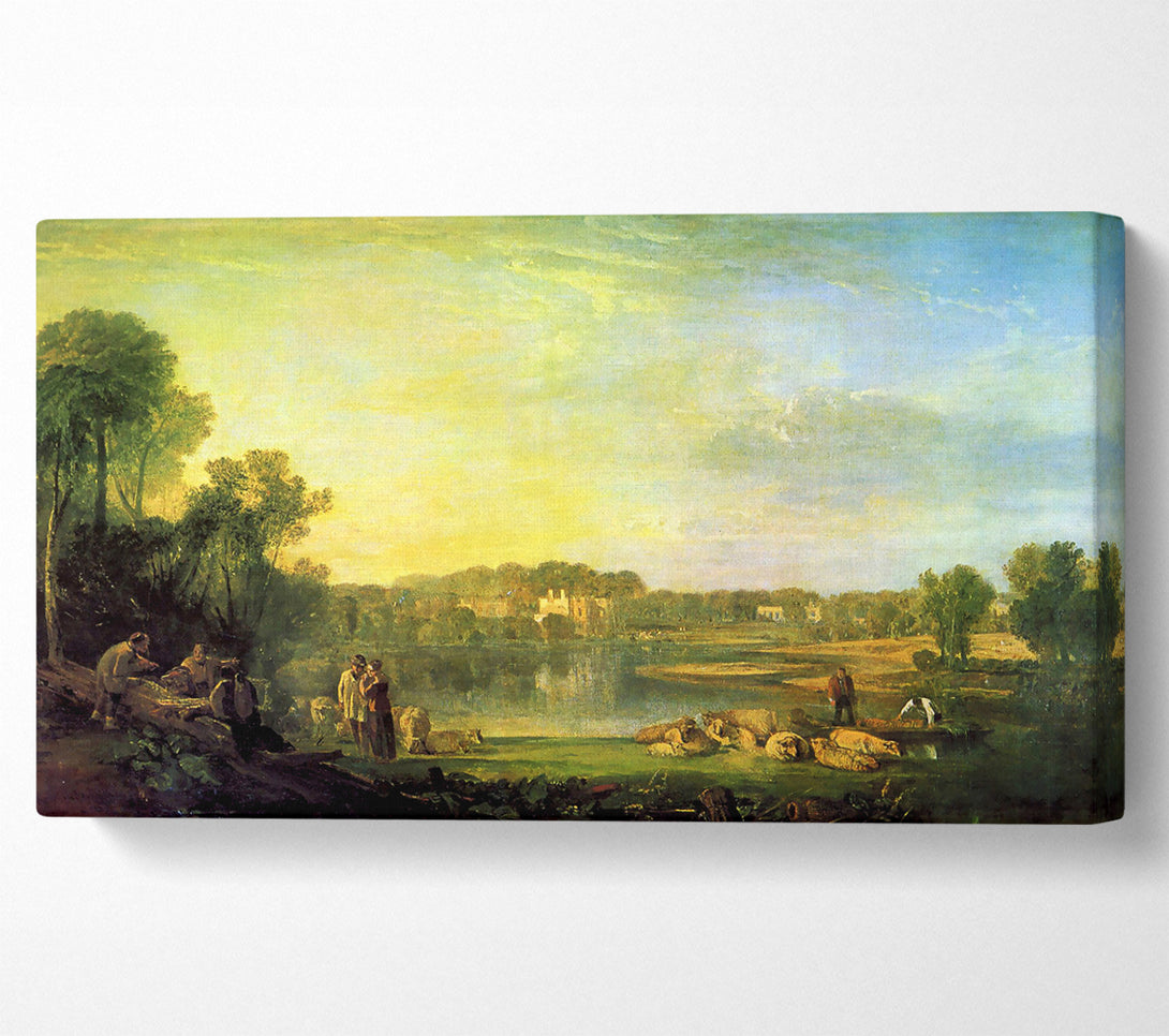  A Canvas Print of Joseph Mallord Turner Popes Villa At Twickenham Canvas Art