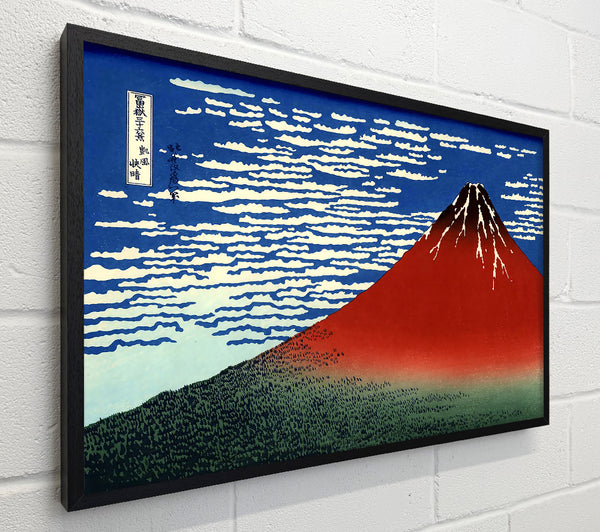 Hokusai Red Southern Wind On Fiji On A Clear Morning