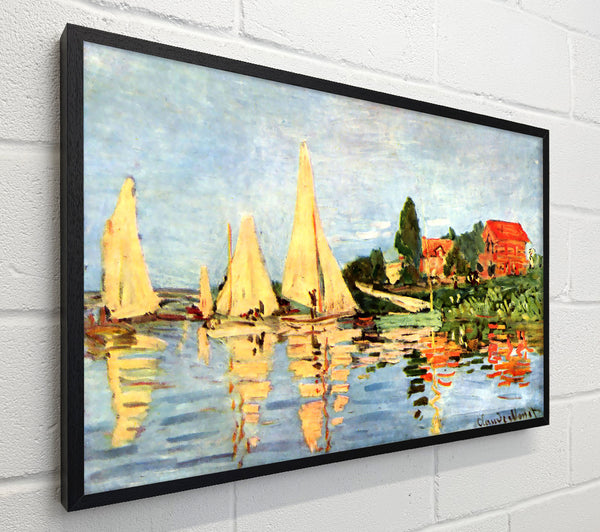Monet Regatta At Argenteuil