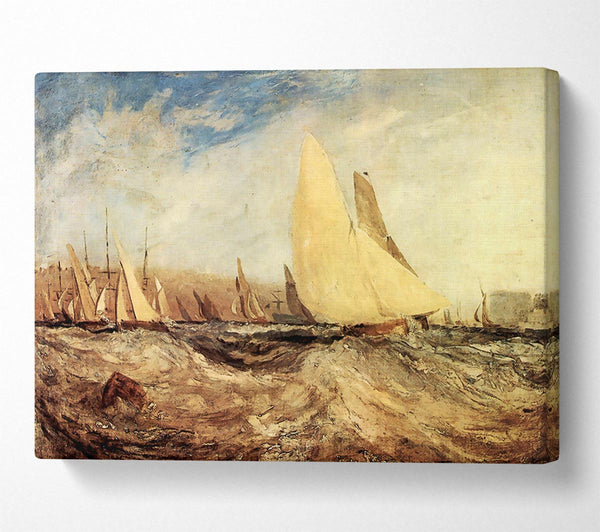  A Canvas Print of Joseph Mallord Turner Regatta Canvas Print