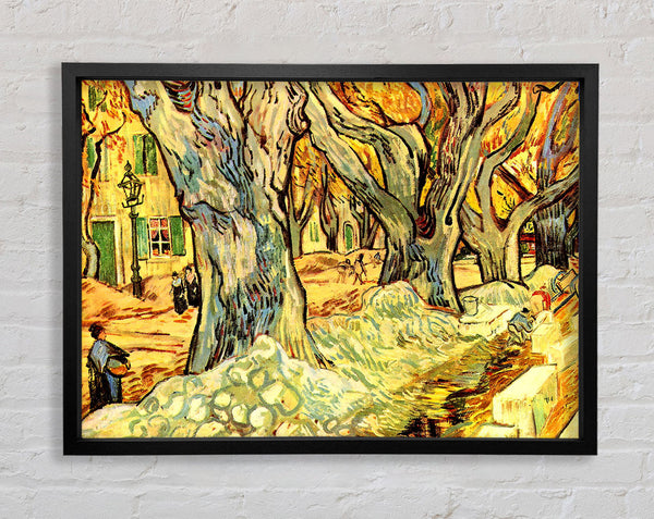 Van Gogh Straßenarbeiter auf dem Boulevard Victor Hugo in Saint-Remy