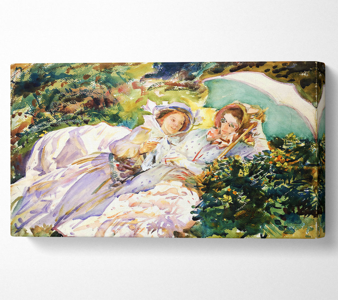  A Canvas Print of John Singer Sargent Simplon Pass The Tease Canvas Print