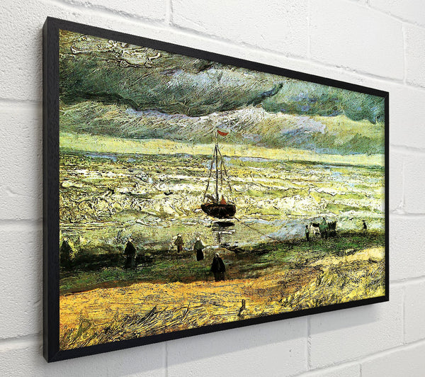 Van Gogh Scheveningen Beach In Stormy Weather