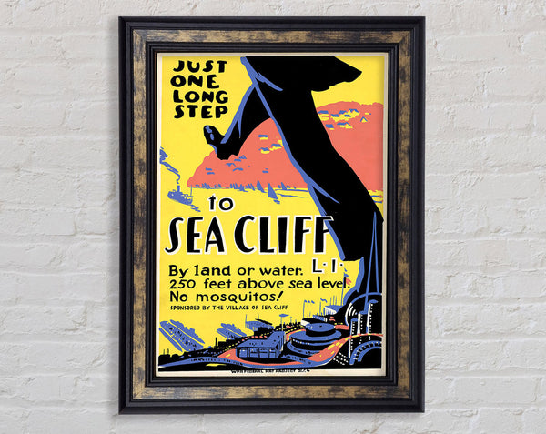 Sea Cliff Framed Print