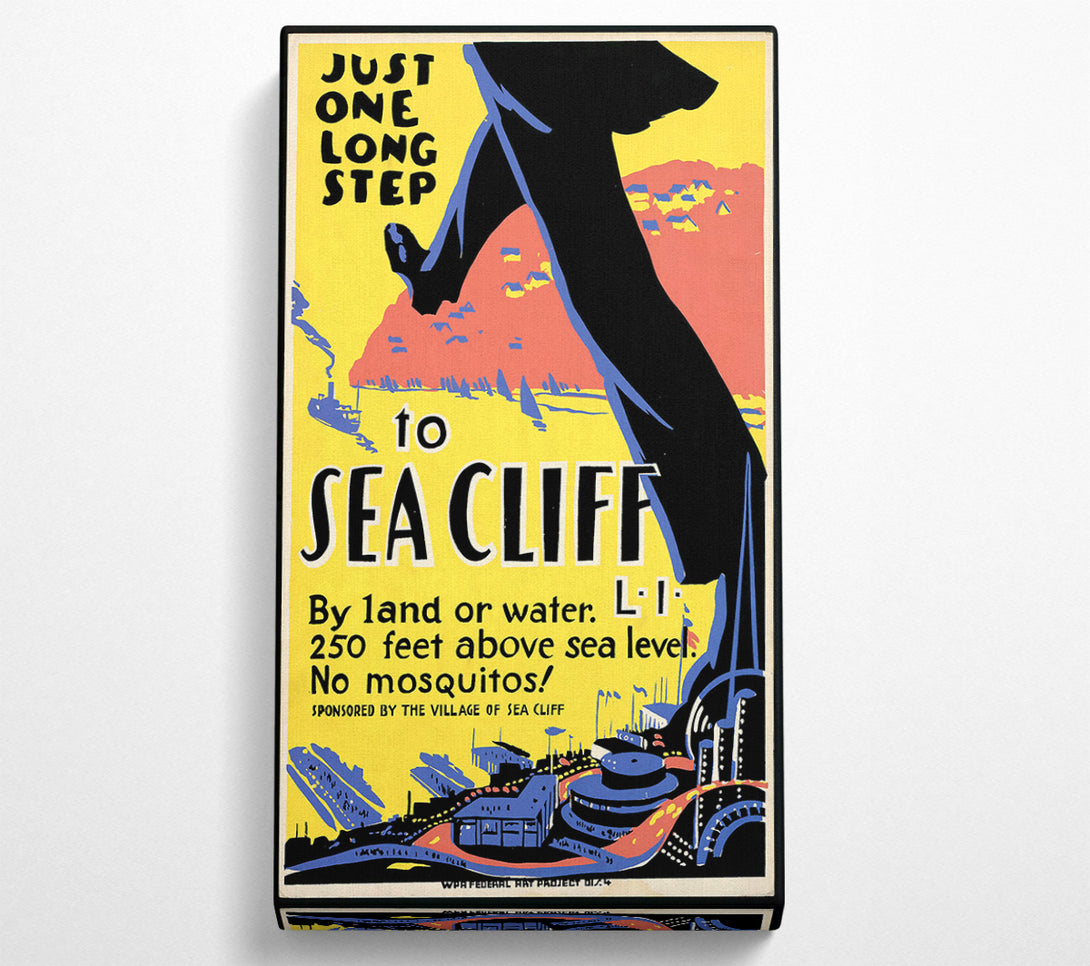  A Canvas Print of Sea Cliff Canvas Art