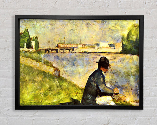 Seurat Sitzender Mann