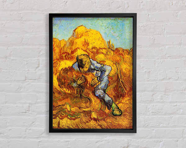 Van Gogh Sheaf Binder Framed Print