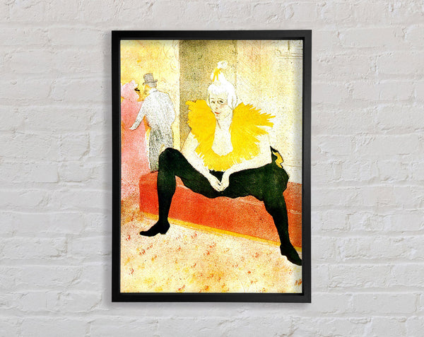 Sitzender Clown aus Toulouse-Lautrec
