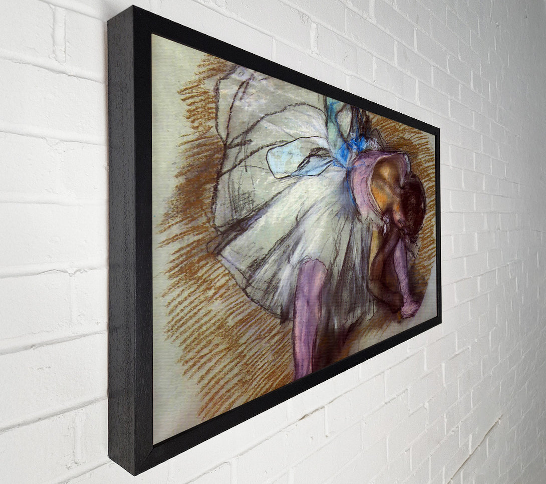  A Canvas Print of Degas Sitting Dancer Lacing Her Slipper Canvas Art