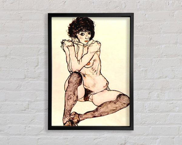 Schiele, Sitzender weiblicher Akt