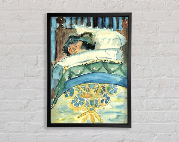Walter Gramatte Sleeping Girl 2 Framed Print