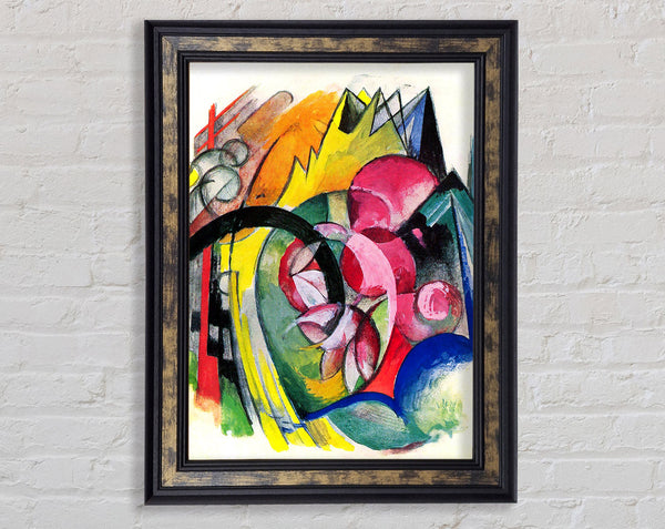 Franz Marc Small Composition 2 Framed Print
