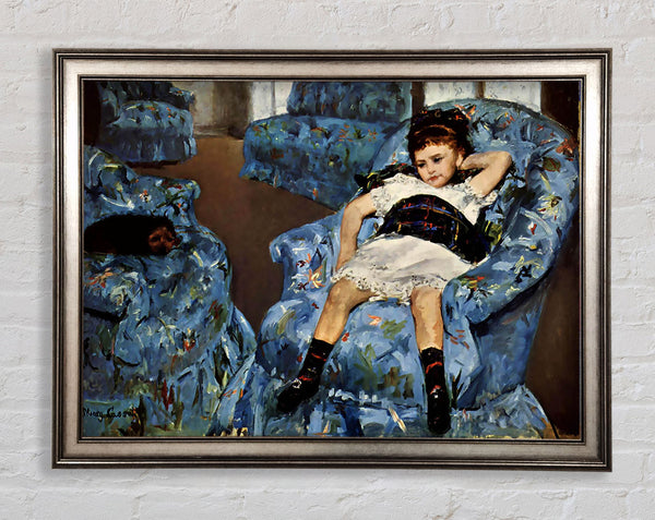 Cassatt Small Girl In The Blue Armchair