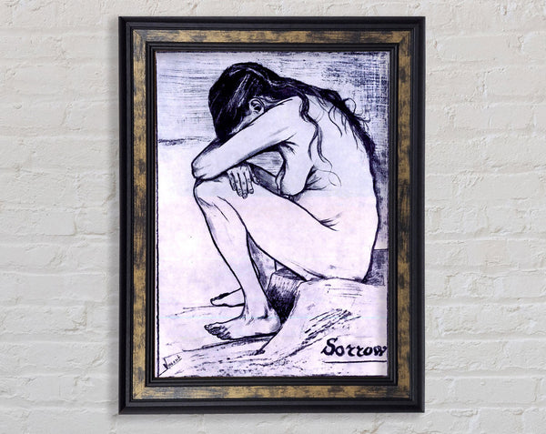 Van Gogh Sorrow Framed Print