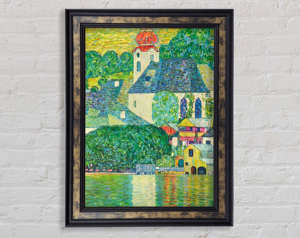 Klimt St Wolfgang Church Framed Print