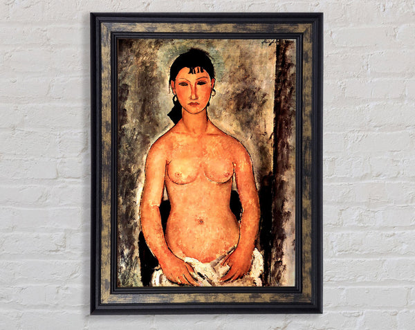 Modigliani Standing Elvira Framed Print