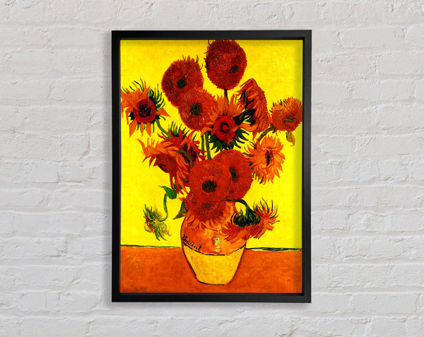 Van Gogh Stillleben Vase mit fünfzehn Sonnenblumen 3