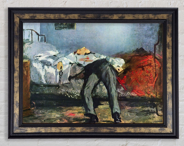 Manet Suicide Framed Print