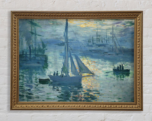 Monet Sonnenaufgang auf See 2