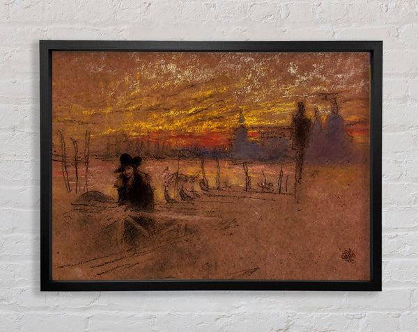 Whistler Sonnenuntergang Rot und Gold