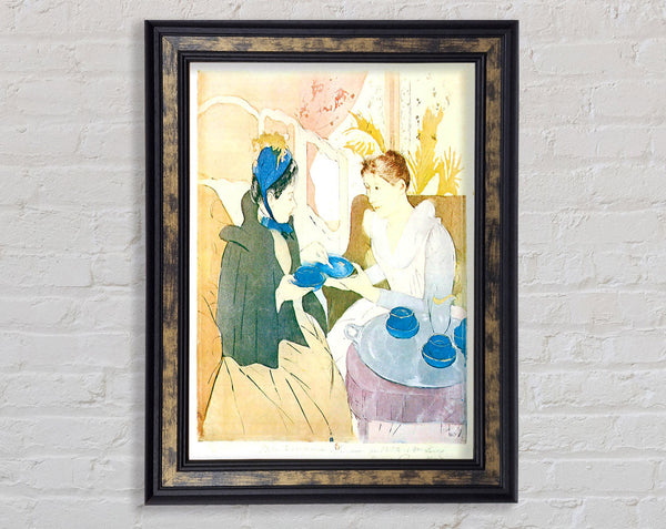 Cassatt Tea In The Afternoon Framed Print