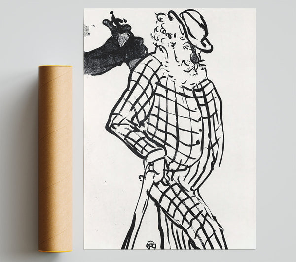 Toulouse Lautrec The American Singer Print