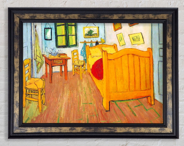 Van Gogh The Bedroom In Arles. Saint-Remy Framed Print