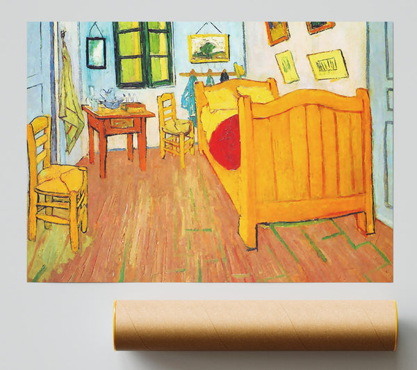 Van Gogh The Bedroom In Arles. Saint-Remy Poster