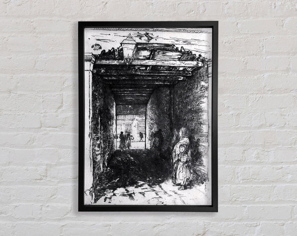 Whistler The Beggars 2 Framed Print