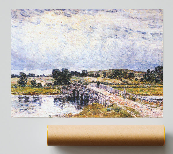 Hassam The Bridge From Old Lyme Giclee Print