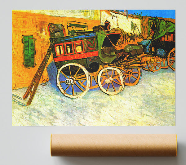 Van Gogh The Coach Of Tarascon Print