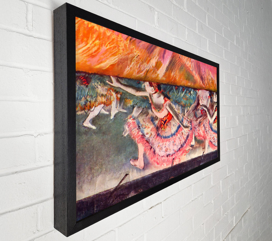  A Canvas Print of Degas The Curtain Falls Canvas Art