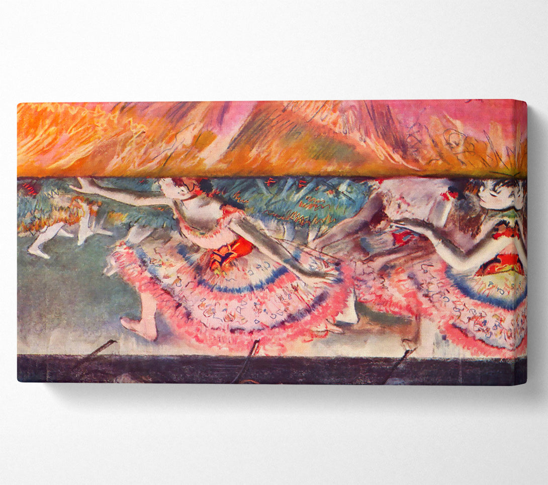  A Canvas Print of Degas The Curtain Falls Canvas Art