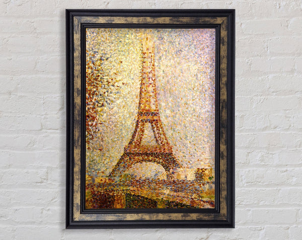 Seurat The Eiffel Tower Framed Print