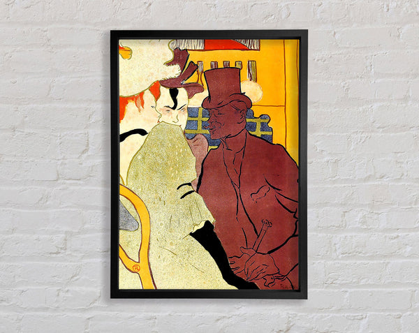 Toulouse Lautrec The English Man At The Moulin Rouge 2 Framed Print