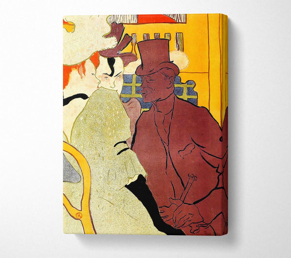  A Canvas Print of Toulouse Lautrec The English Man At The Moulin Rouge 2 Canvas Art