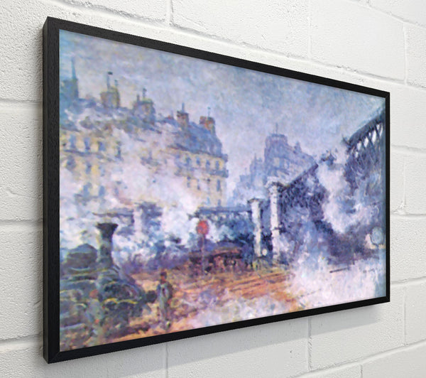 Monet The Europe Bridge Saint Lazare Station In Paris