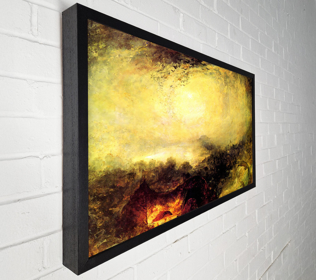  A Canvas Print of Joseph Mallord Turner The Evening Of The Tsunami Canvas Print