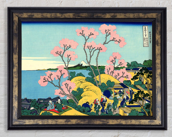 Hokusai The Fuji From Gotenyama Framed Print