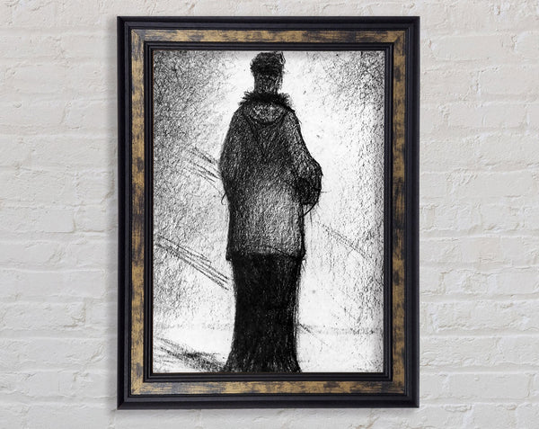 Seurat The Hood Framed Print