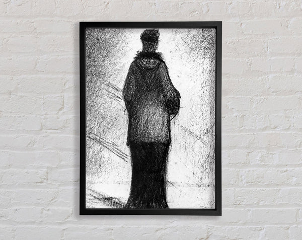 Seurat The Hood Framed Print