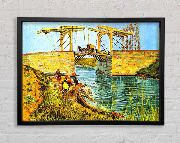 Van Gogh The Langlois Bridge At Arles Framed Print
