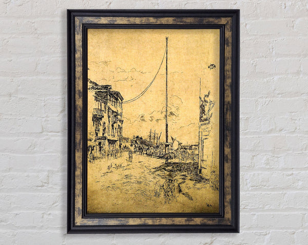 Whistler The Little Mast Framed Print