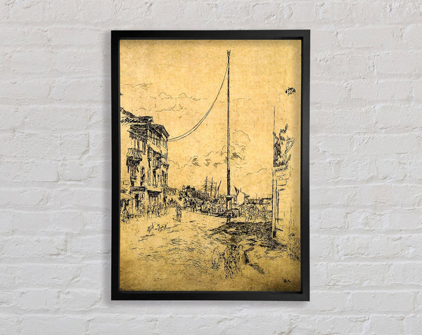 Whistler The Little Mast Framed Print